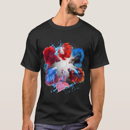 Siamesischer Kampffisch T-Shirt (Vorderseite)