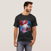Siamesischer Kampffisch T-Shirt (Vorne ganz)