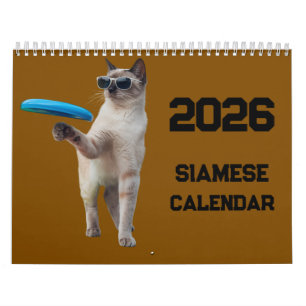 Siamesischer Katzenkalender Kalender