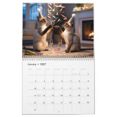 Siamesischer Katzenkalender Kalender (Jan 2027)