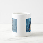 Siamesischer, lila Punkt Kaffeetasse (Mittel)