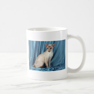 Siamesischer, lila Punkt Kaffeetasse