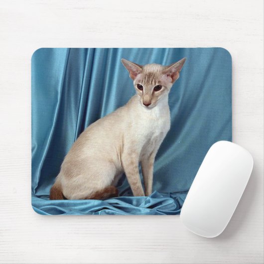 Siamesischer, lila Punkt Mousepad (Mit Mouse)