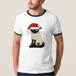 Siamesischer Weihnachtsmann - lustiges T-Shirt