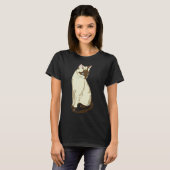 Siamesisches Katzen-T-Shirt T-Shirt (Vorne ganz)