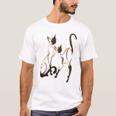Siamesisches KittiesT-Shirt 2 T-Shirt (Vorderseite)