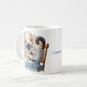 Siamessische Katze & Teestunde Tasse (Vorderseite Links)