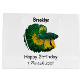 Siamische Bekämpfung des Cartoon Große Geschenktüte (Rückseite)