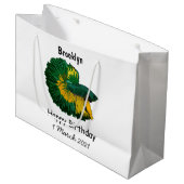 Siamische Bekämpfung des Cartoon Große Geschenktüte (Vorderseite Schrägansicht)