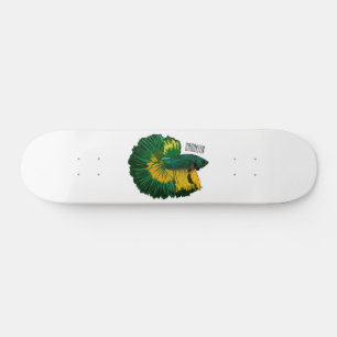 Siamische Bekämpfung des Cartoon Skateboard