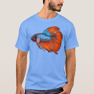 Siamische Kämpfe für Fische, Zierfische 1 T-Shirt