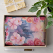 Siamische Kätzchen im Herzen der Rose Sonnenunterg Seidenpapier (Geschenk)