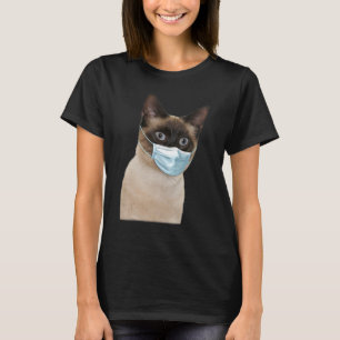 Siamische Katze mit Katzengesicht Liebe Siam 1 T-Shirt
