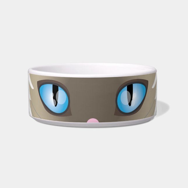 Siamische Katze Pet Bowl für Nahrungsmittel oder W Napf (Vorderseite)