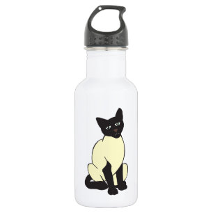 Siamische Katzen Haustiere Niedliches Schicksal Ti Edelstahlflasche