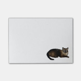Siamische Katzen Post-it®-Hinweise 4 x 3 Post-it Klebezettel