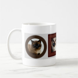 Siamische Katzenfamilie Foto Geschenk Kaffeetasse