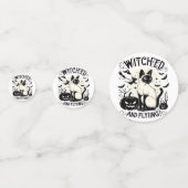 Siamische Katzenmagie: bezaubert und frei Konfetti (Vorderseiten)