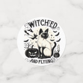 Siamische Katzenmagie: bezaubert und frei Konfetti (Klein Vorderseite)