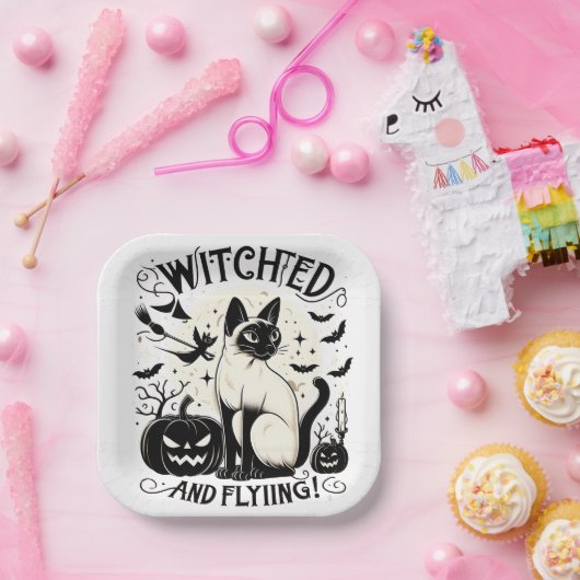 Siamische Katzenmagie: bezaubert und frei Pappteller (Party)