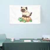 Siamische Katzenschildkröte Banner (Messeveranstaltung)