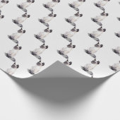 Siamisches Katzenportrait Geschenkpapier (Ecke)