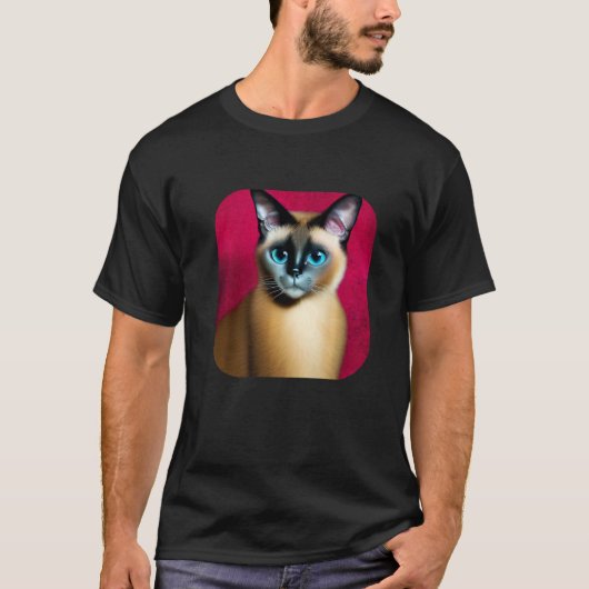 Siamkatze 1 T-Shirt (Vorderseite)