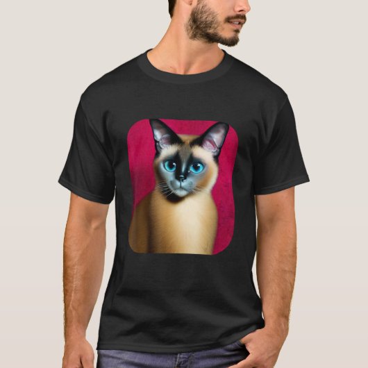 Siamkatze 1 T-Shirt (Vorderseite)