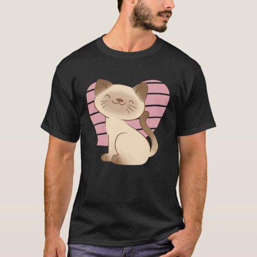 Siamkatze 2 T-Shirt (Vorderseite)