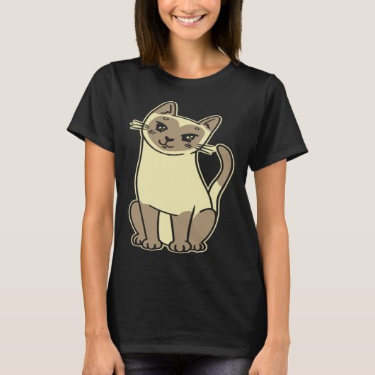 Siamkatze 4 T-Shirt (Vorderseite)