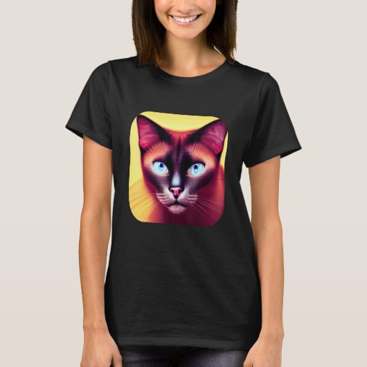 Siamkatze 8 T-Shirt (Vorderseite)