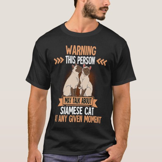 Siamkatze 8 T-Shirt (Vorderseite)
