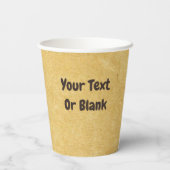 Siamkatze auf altem Papier Pappbecher (Rückseite)