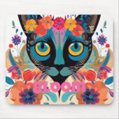 Siamkatze: Ein blühendes Geschenk für Katzen-Liebh Mousepad (Vorne)
