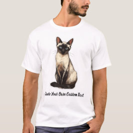 Siamkatze Erstellen Sie Ihren eigenen benutzerdefi T-Shirt