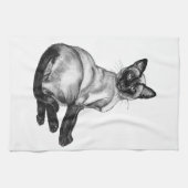 Siamkatze Geschirrtuch (Horizontal)