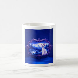 Siamkatze in Landschaftlichem Rahmen Kaffeetasse