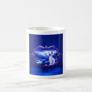 Siamkatze in Landschaftlichem Rahmen Kaffeetasse