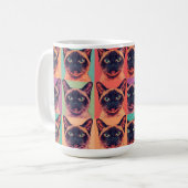 Siamkatze Kaffeetasse (Vorderseite Links)