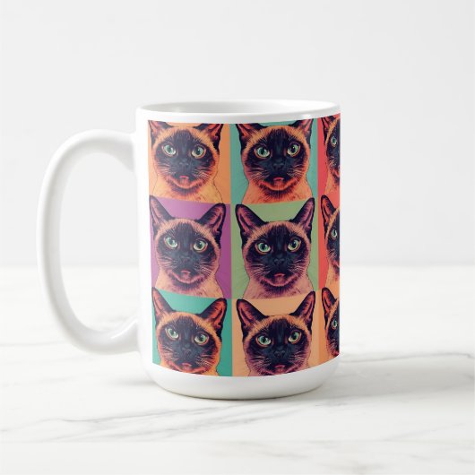 Siamkatze Kaffeetasse (Links)