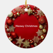 Siamkatze Keramik Ornament (Hinten)