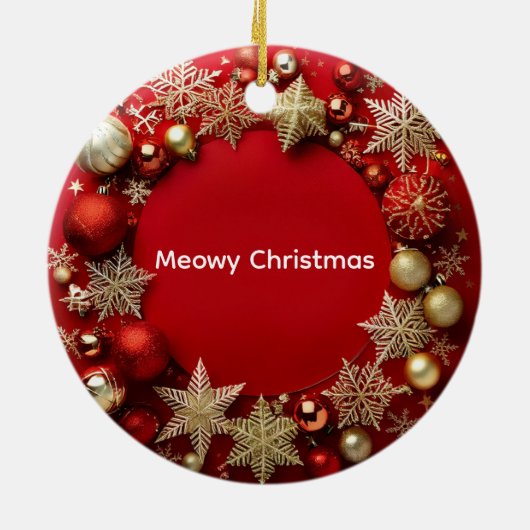 Siamkatze Keramik Ornament (Hinten)