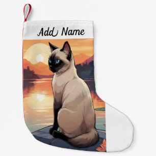 Siamkatze Kleiner Weihnachtsstrumpf