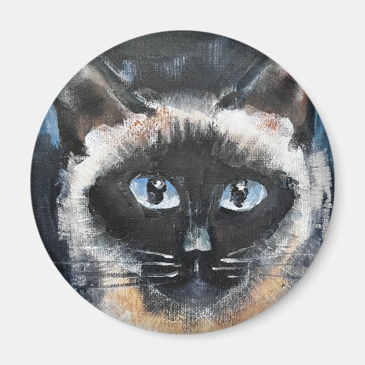 Siamkatze Magnet (Vorne)