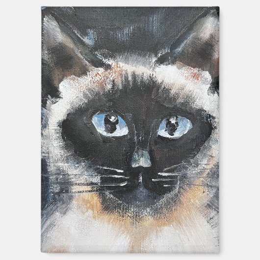 Siamkatze Magnet (Vorderseite)