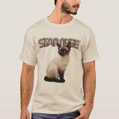 Siamkatze, Minimalistisch, gemütlich, purpurfarben T-Shirt (Vorderseite)