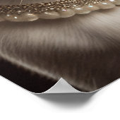 Siamkatze mit Krone Poster (Ecke)