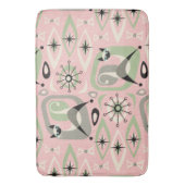 Siamkatze Mitte Jahrhundert Abstrakt Badematte (Vorderseite Vertikal)