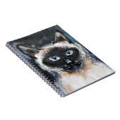 Siamkatze Notizblock (Rechte Seite)