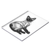 Siamkatze Notizblock (Linke Seite)
